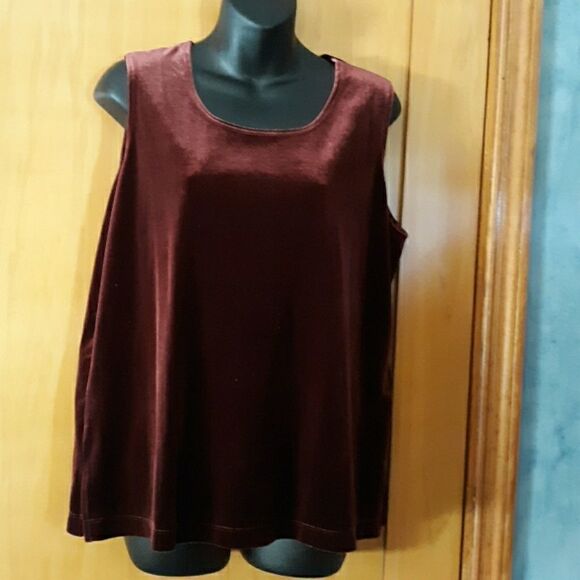 Susan Graver StyleCamberry  2 Piece  top with jacket - Picture 2 of 8